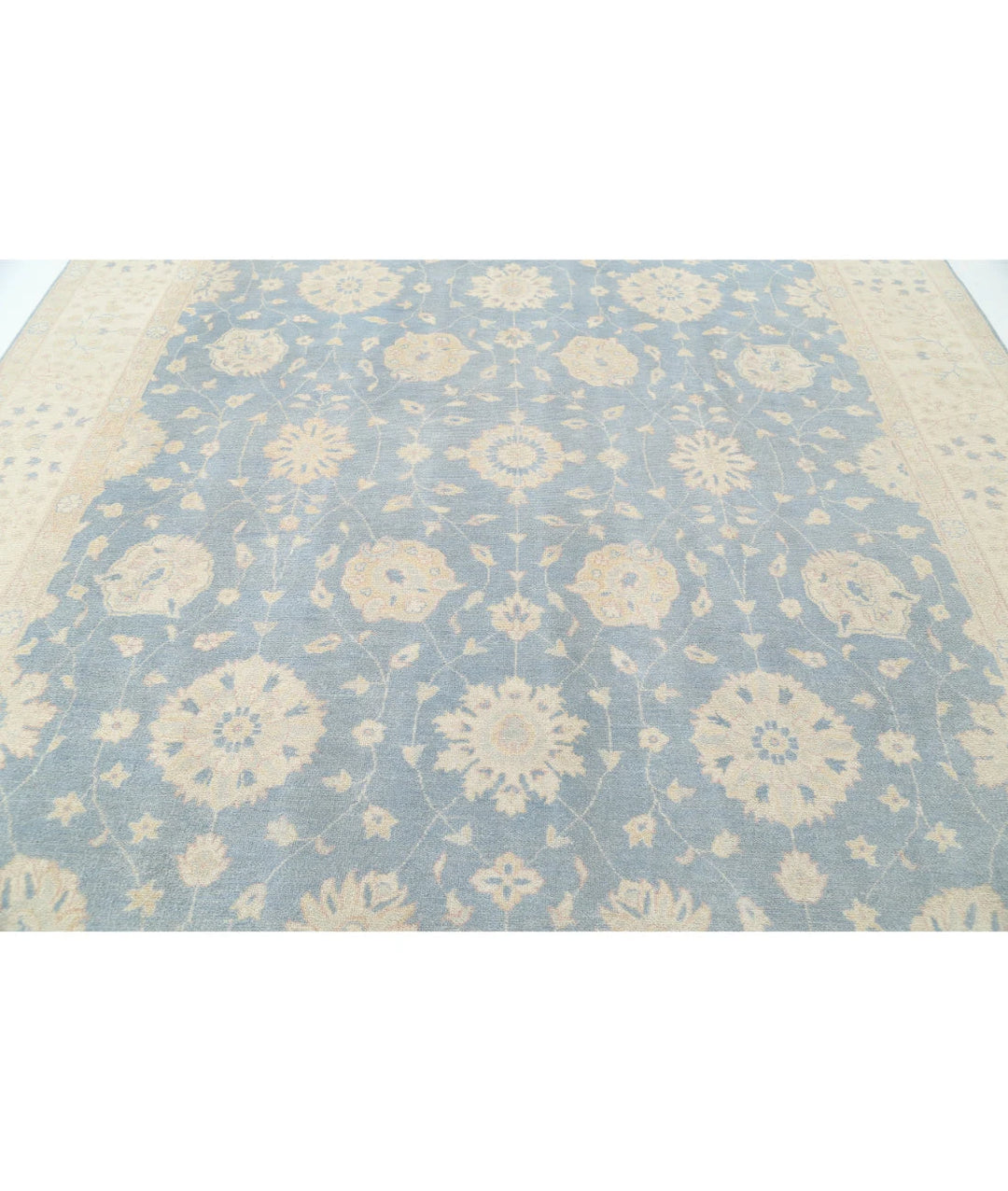 Afghan Kazak Rug 9' 7" x 13' 4" Hand-Knotted | No. AT30834