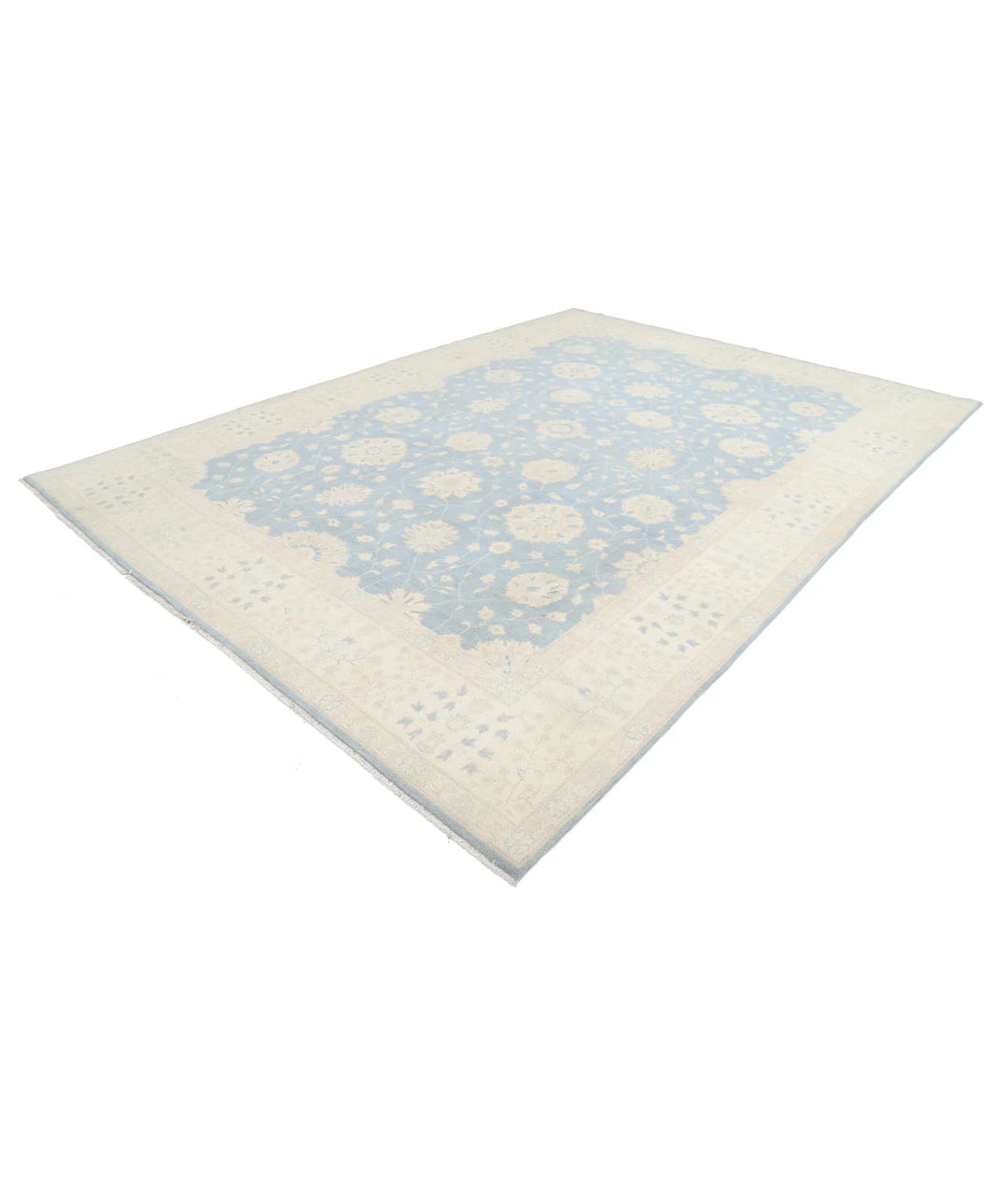 Afghan Kazak Rug 9' 7" x 13' 4" Hand-Knotted | No. AT30834