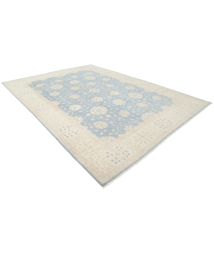 Afghan Kazak Rug 9' 7" x 13' 4" Hand-Knotted | No. AT30834