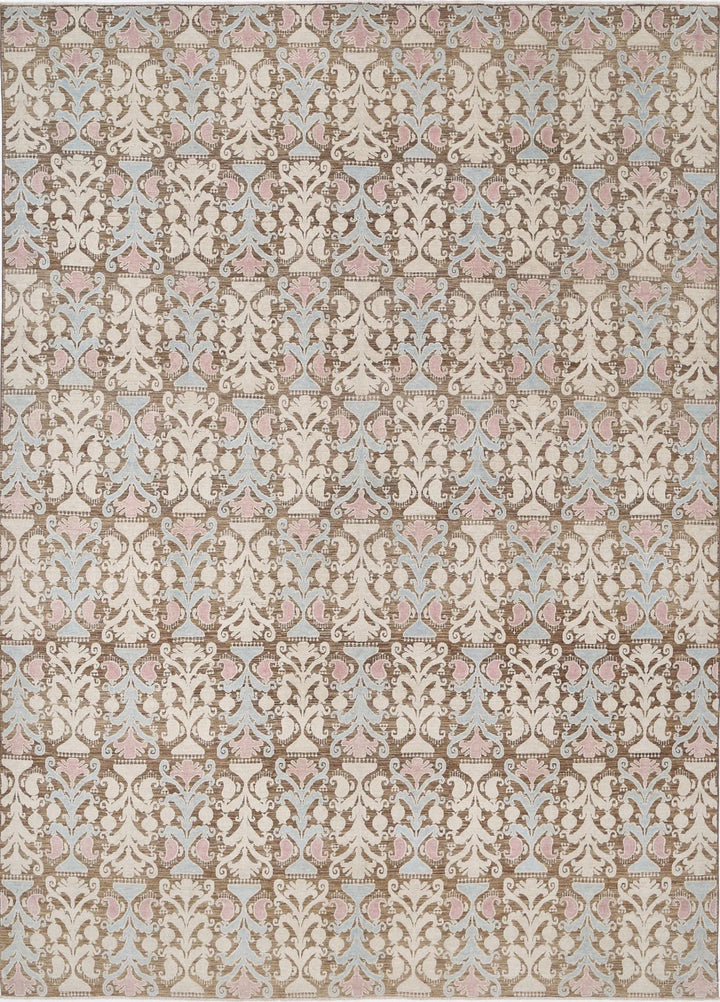 Afghan Ikat Rug 9' 9" x 13' 6" Hand-Knotted | No. AT30855