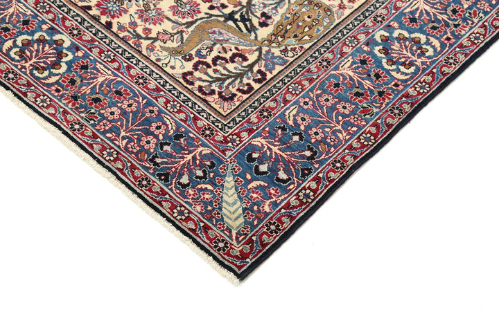 Persian Tabriz Fine Rug 4' 2" x 6' 1" Hand-Knotted | No. AT31004