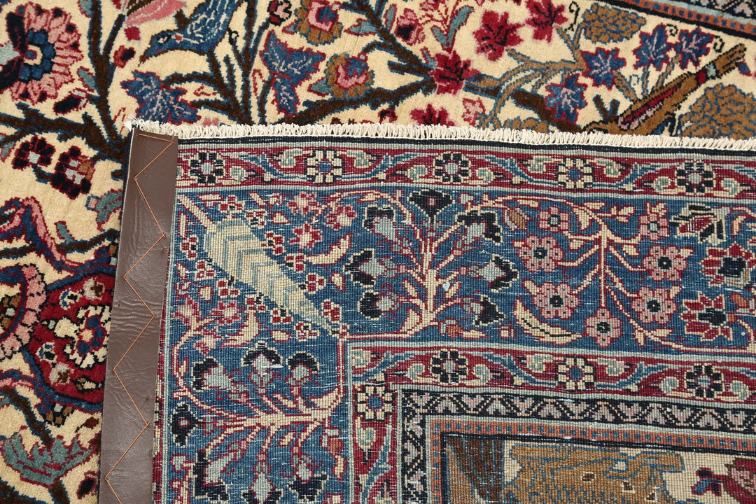 Persian Tabriz Fine Rug 4' 2" x 6' 1" Hand-Knotted | No. AT31004