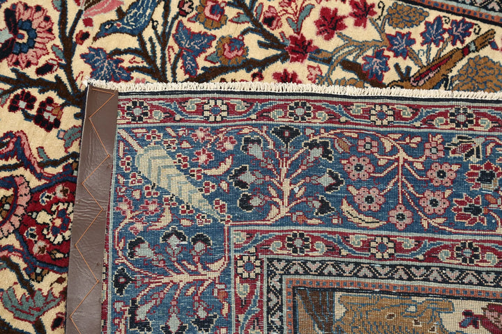 Persian Tabriz Fine Rug 4' 2" x 6' 1" Hand-Knotted | No. AT31004