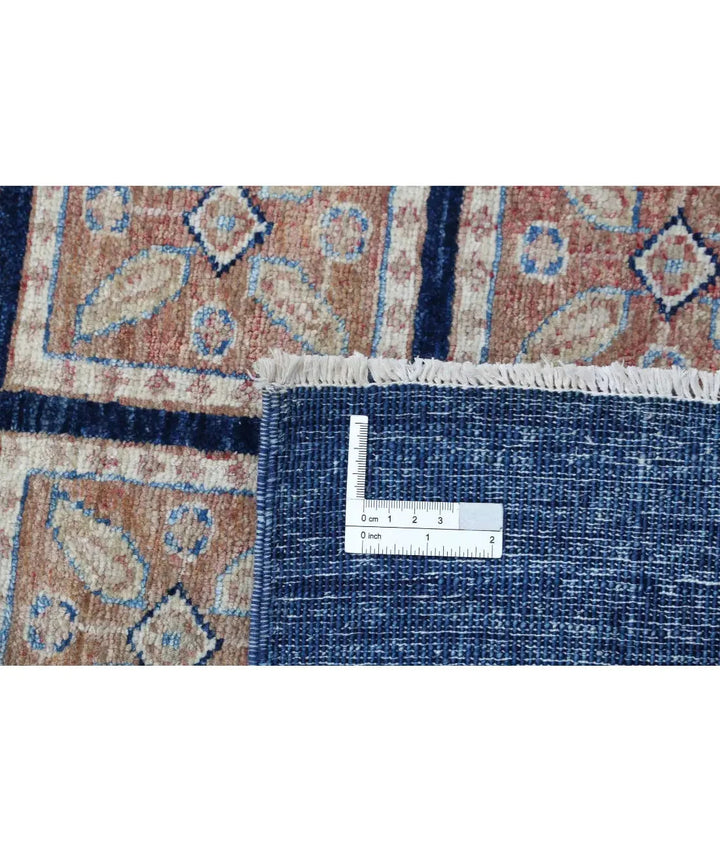 Afghan Bakhtiari Rug 4' 10" x 6' 3" Hand-Knotted | No. AT31026