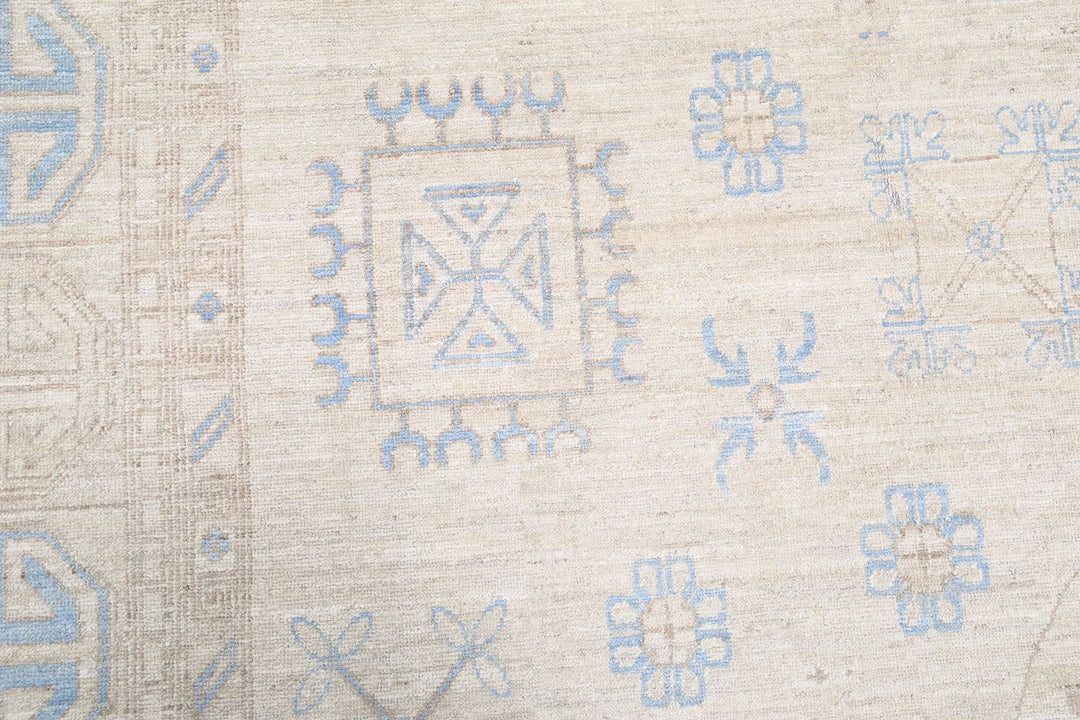 Afghan Khotan Rug 9' 10" x 14' 11" Hand-Knotted | No. AT31208