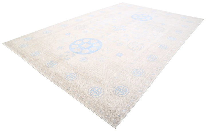 Afghan Khotan Rug 9' 10" x 14' 11" Hand-Knotted | No. AT31208