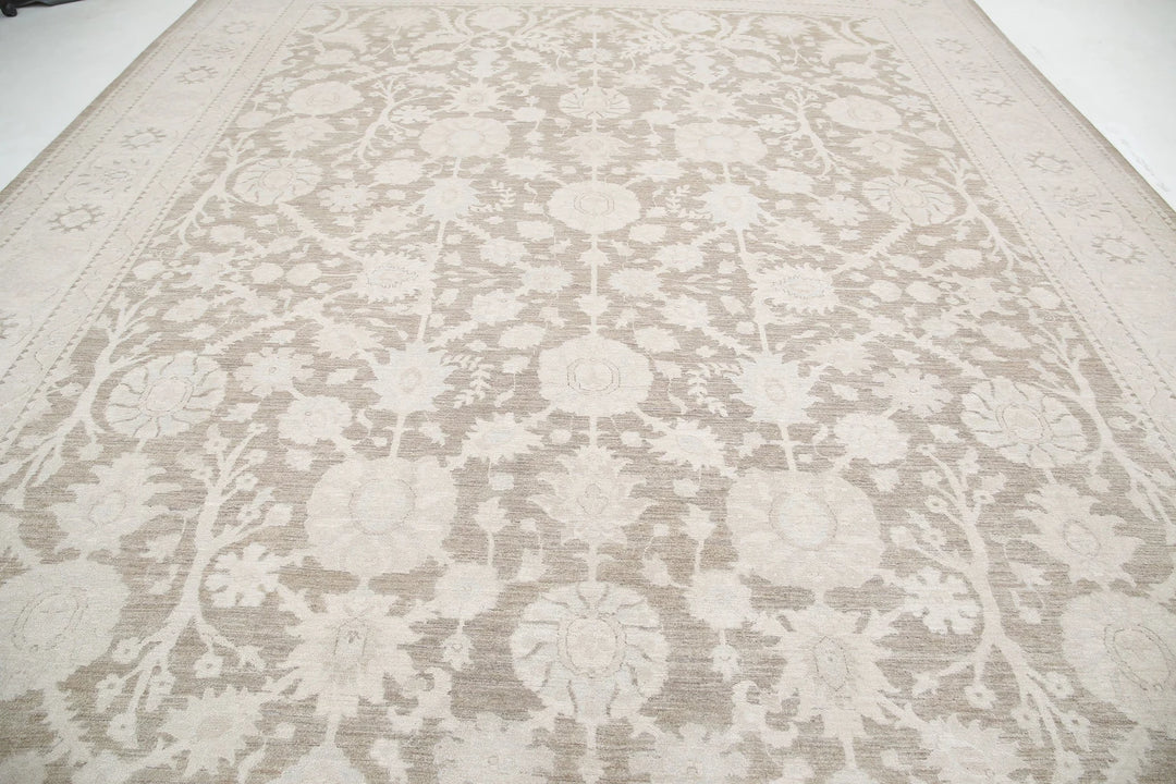 Afghan Serenity Rug 12' 10" x 17' 11" Hand-Knotted | No. AT31256