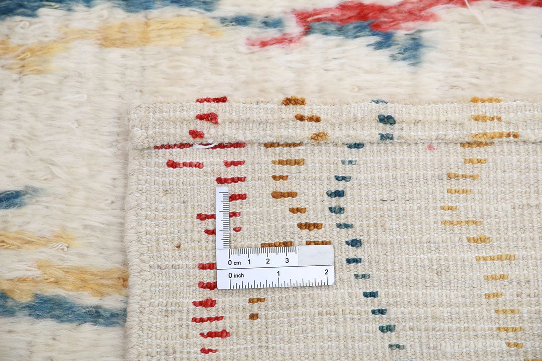 Afghan Tribal Rug 5' 0" x 7' 3" Hand-Knotted | No. AT31268