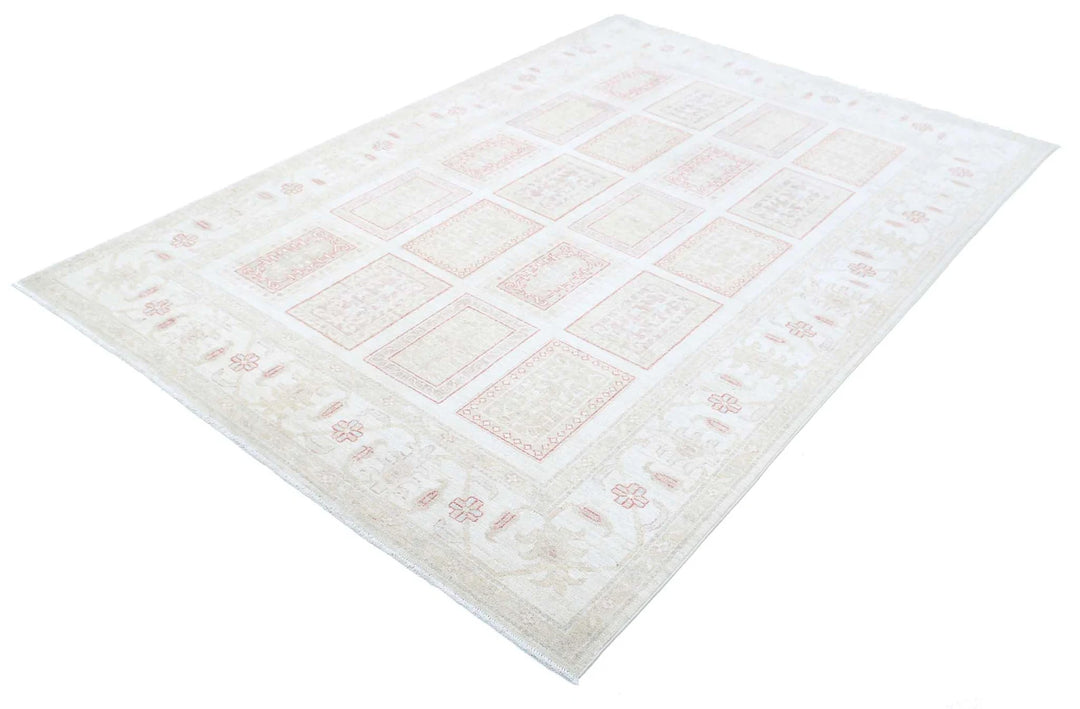 Afghan Serenity Rug 5' 6" x 7' 11" Hand-Knotted | No. AT31279