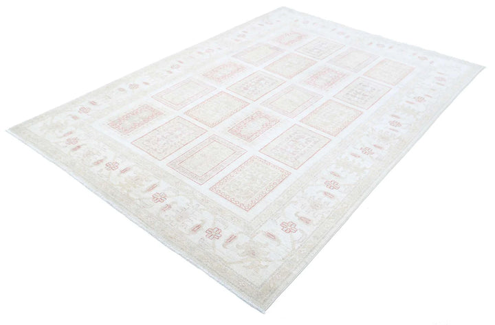 Afghan Serenity Rug 5' 6" x 7' 11" Hand-Knotted | No. AT31279