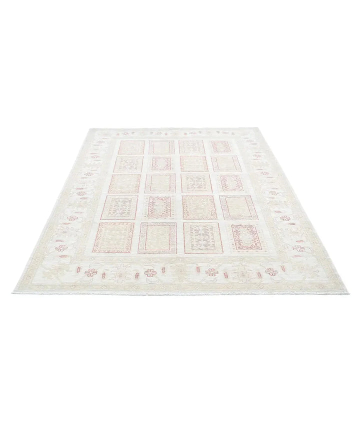 Afghan Serenity Rug 5' 6" x 7' 11" Hand-Knotted | No. AT31279