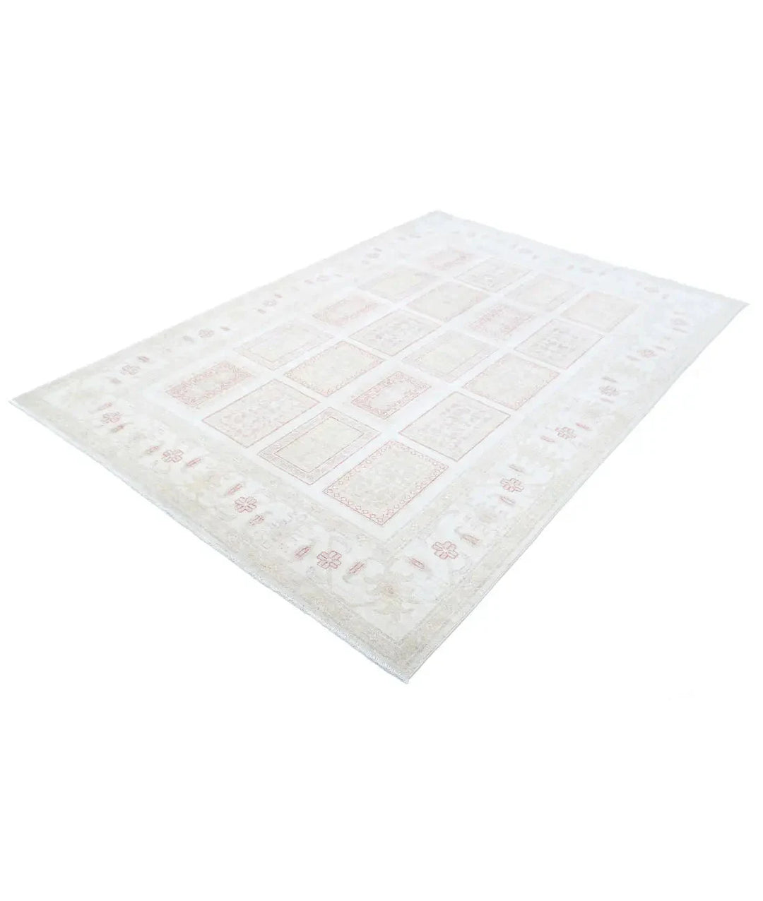 Afghan Serenity Rug 5' 6" x 7' 11" Hand-Knotted | No. AT31279