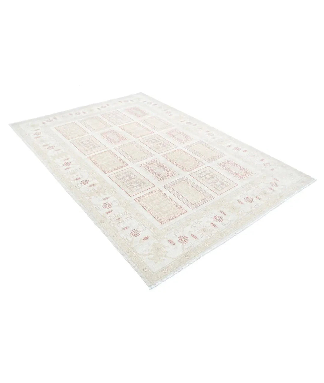 Afghan Serenity Rug 5' 6" x 7' 11" Hand-Knotted | No. AT31279