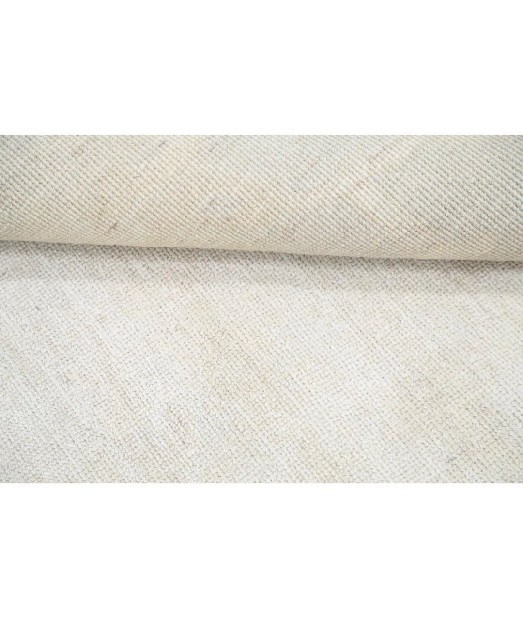 Ivory Afghan Oushak Rug 10' 1" x 13' 4" Hand-Knotted | No. AT31419