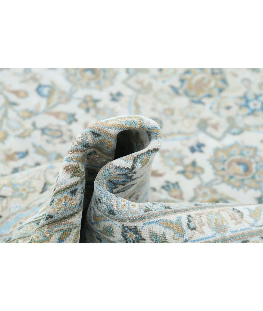 Persian Kashan Rug 8' 7" x 12' 7" Hand-Knotted | No. AT31506