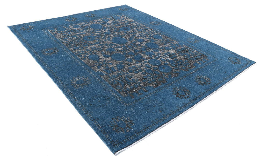Afghan Oriental Rug 7' 10" x 9' 3" Hand-Knotted | No. AT31671
