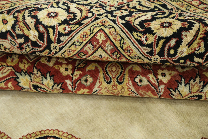 Indian Ziegler Rug 9' 9" x 13' 7" Hand-Knotted | No. AT31679