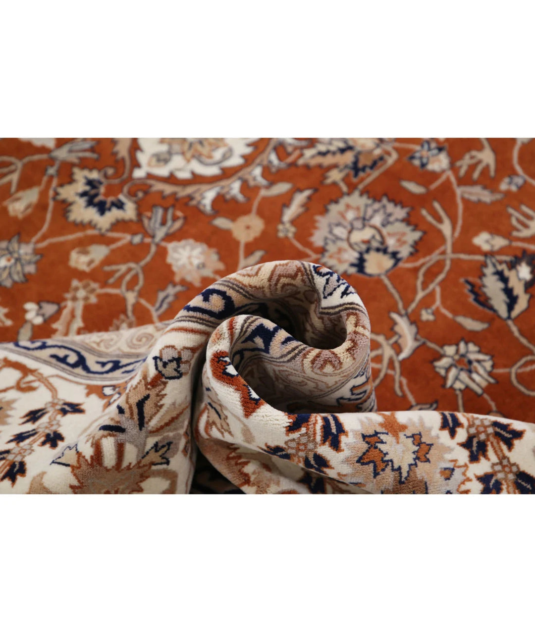 Rust Pakistani Oriental Rug 10' 2" x 13' 11" Hand-Knotted | No. AT316832