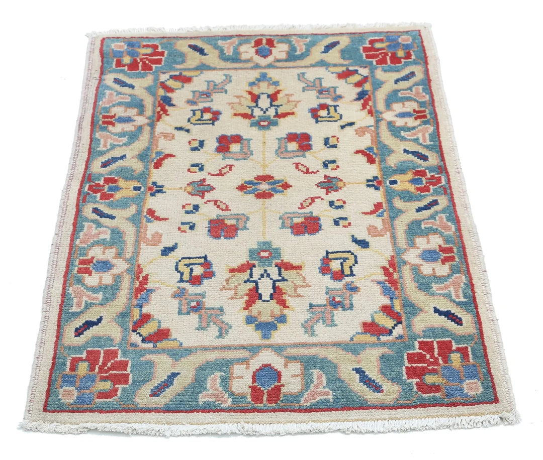 Afghan Ziegler Rug 2' 0" x 2' 11" Hand-Knotted | No. AT31764