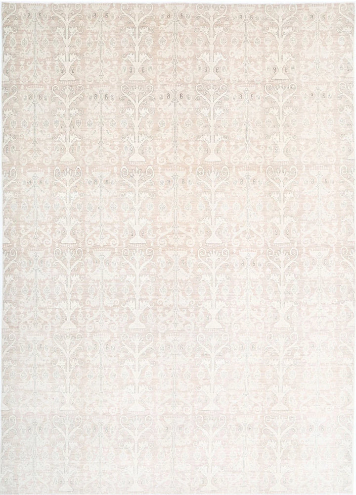 Afghan Serenity Rug 8' 7" x 12' 2" Hand-Knotted | No. AT31765