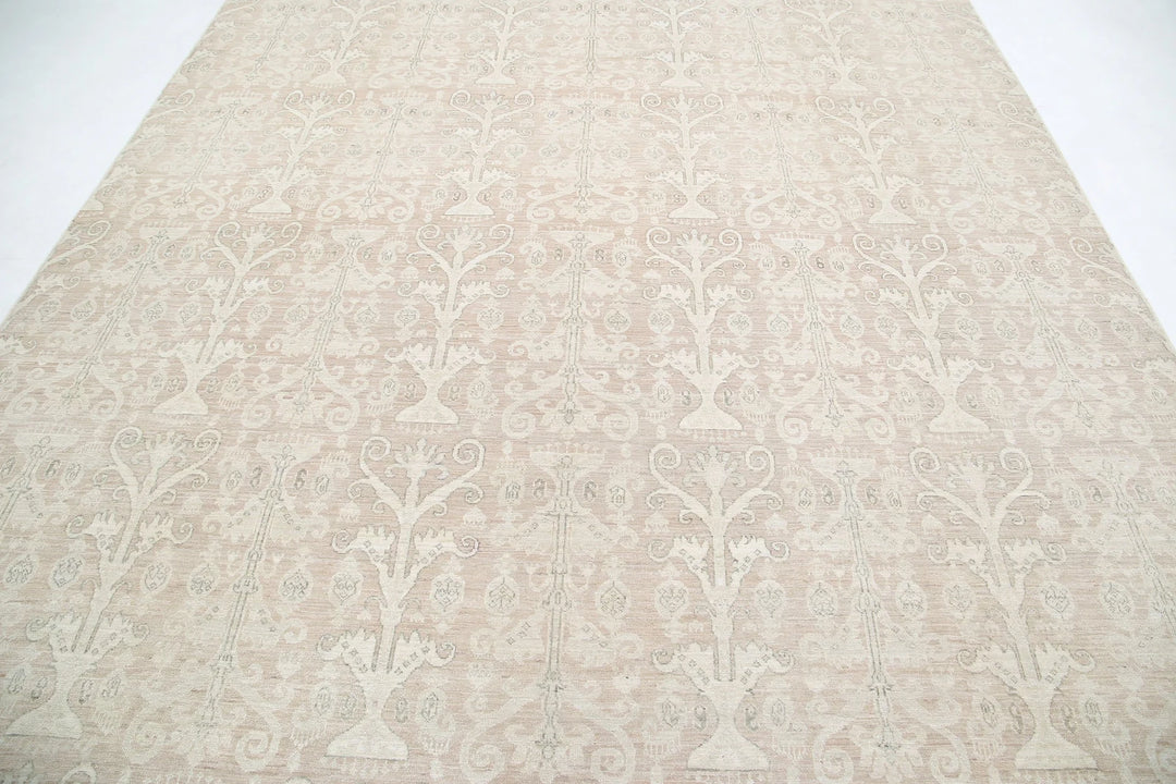 Afghan Serenity Rug 8' 7" x 12' 2" Hand-Knotted | No. AT31765