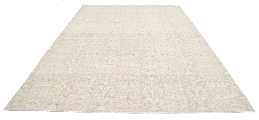 Afghan Serenity Rug 8' 7" x 12' 2" Hand-Knotted | No. AT31765