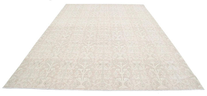 Afghan Serenity Rug 8' 7" x 12' 2" Hand-Knotted | No. AT31765
