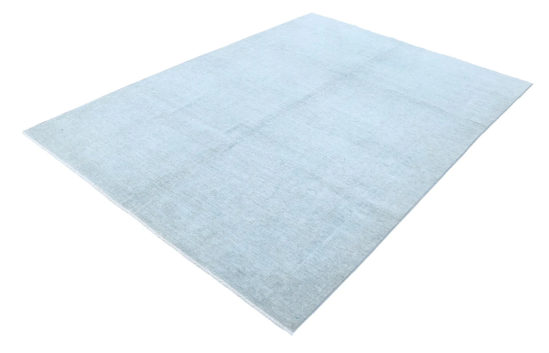Afghan Overdye Rug 6' 0" x 8' 2" Hand-Knotted | No. AT31777
