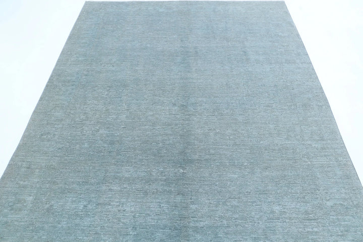 Afghan Overdye Rug 6' 0" x 8' 2" Hand-Knotted | No. AT31777