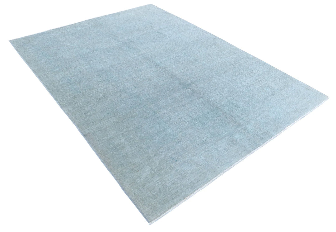 Afghan Overdye Rug 6' 0" x 8' 2" Hand-Knotted | No. AT31777