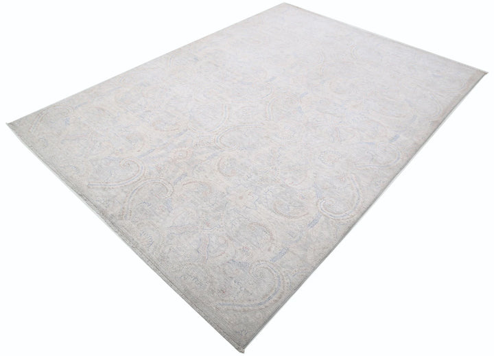 Afghan Oriental Rug 6' 1" x 8' 4" Hand-Knotted | No. AT31830