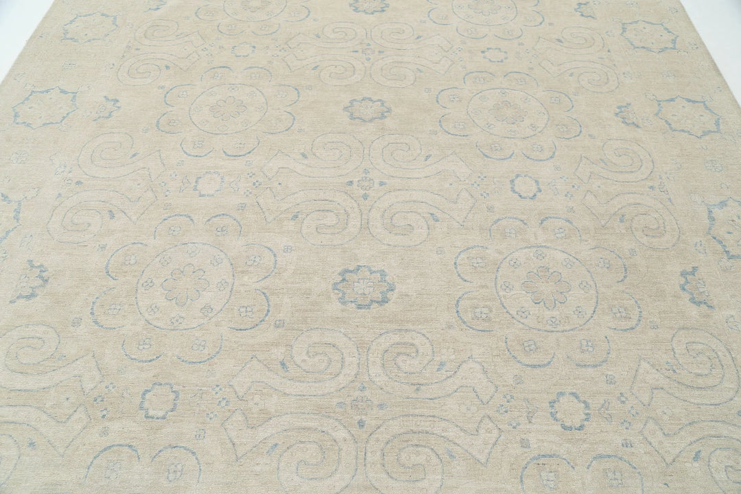 Afghan Serenity Rug 8' 10" x 11' 7" Hand-Knotted | No. AT31843