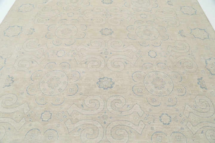 Afghan Serenity Rug 8' 10" x 11' 7" Hand-Knotted | No. AT31843