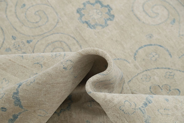 Afghan Serenity Rug 8' 10" x 11' 7" Hand-Knotted | No. AT31843