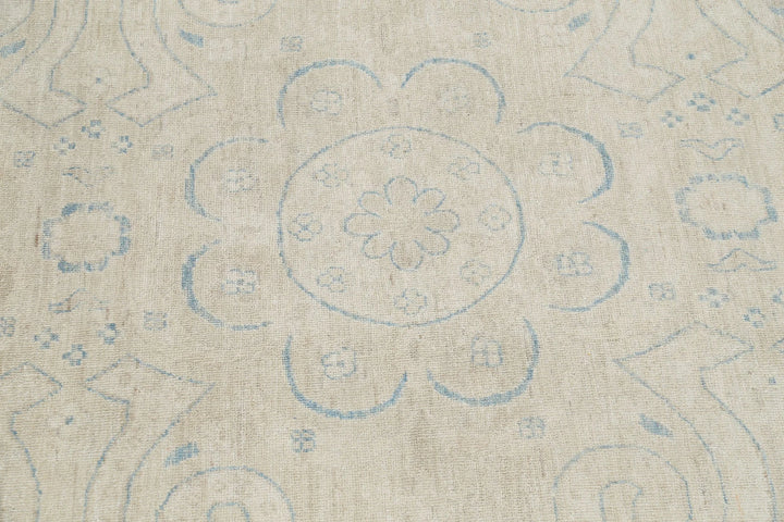 Afghan Serenity Rug 8' 10" x 11' 7" Hand-Knotted | No. AT31843