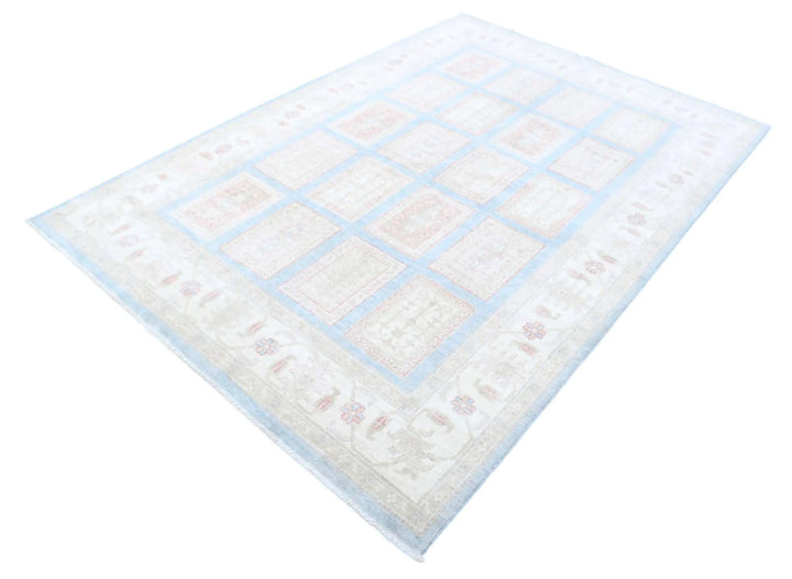 Afghan Serenity Rug 5'6" x 7'10" Hand-Knotted | No. AT31849
