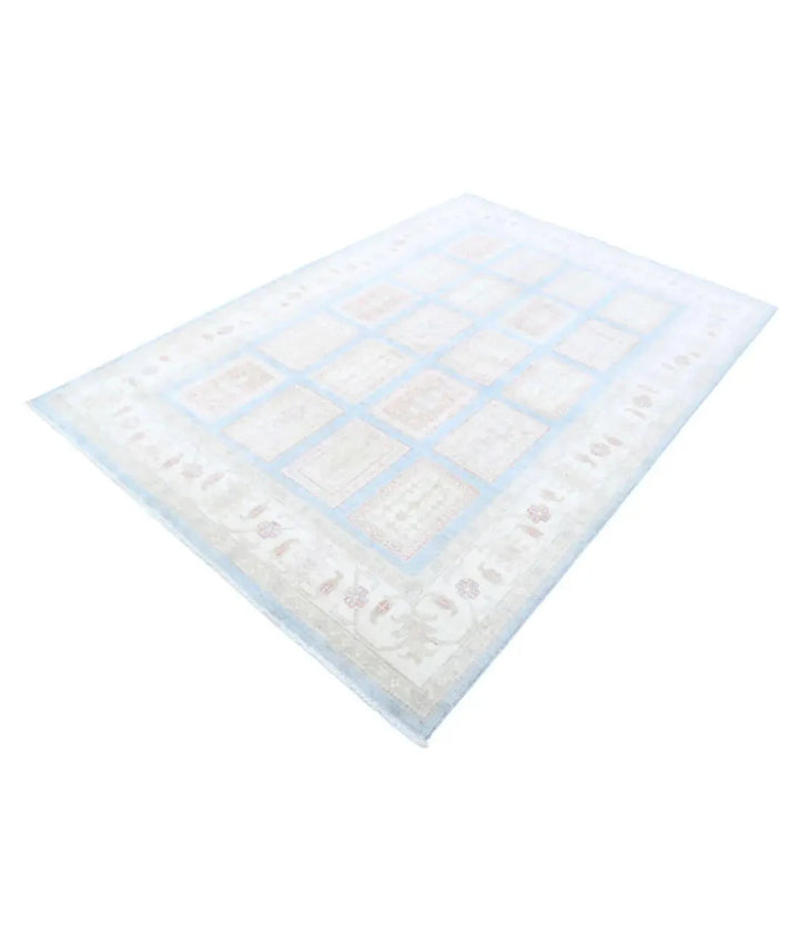 Afghan Serenity Rug 5'6" x 7'10" Hand-Knotted | No. AT31849