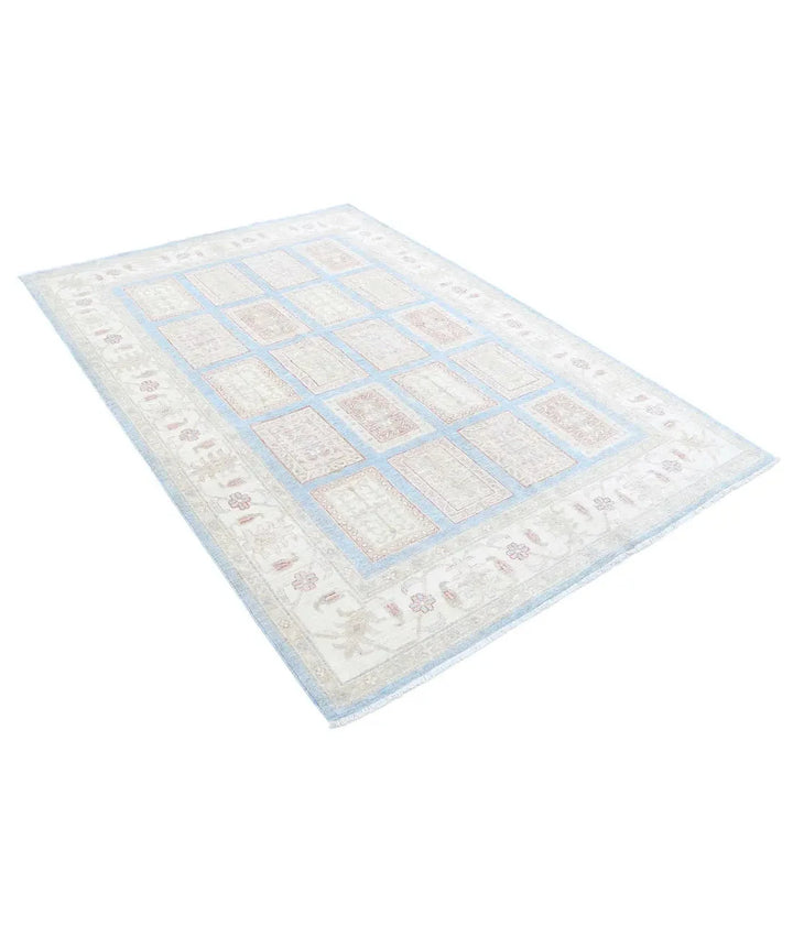 Afghan Serenity Rug 5'6" x 7'10" Hand-Knotted | No. AT31849