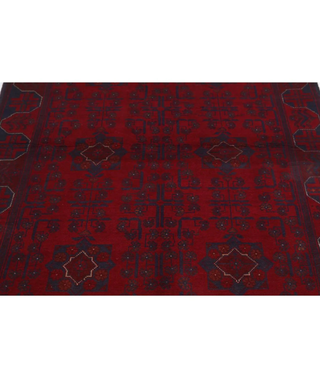 Afghan Khal Muhammadi Rug 4' 2" x 6' 5" Hand-Knotted | No. AT31908