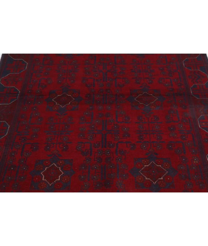Afghan Khal Muhammadi Rug 4' 2" x 6' 5" Hand-Knotted | No. AT31908