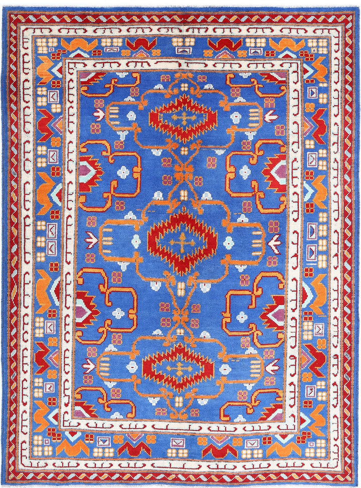 Afghan Baluch Revival Rug 5' 10" x 7' 7" Hand-Knotted | No. AT31925
