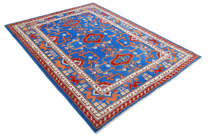 Afghan Baluch Revival Rug 5' 10" x 7' 7" Hand-Knotted | No. AT31925