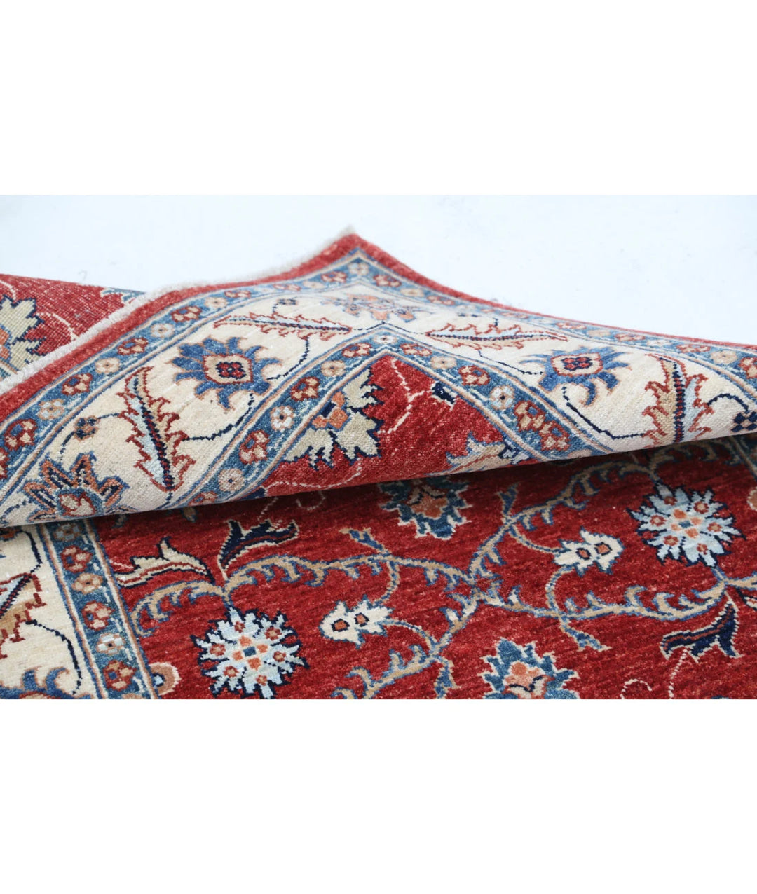Afghan Ziegler Farhan Rug 3' 1" x 4' 11" Hand-Knotted | No. AT31966