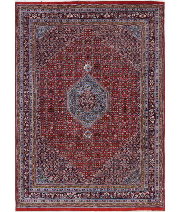 Persian Bijar Rug 7' 3" x 10' 3" Hand-Knotted | No. AT31975