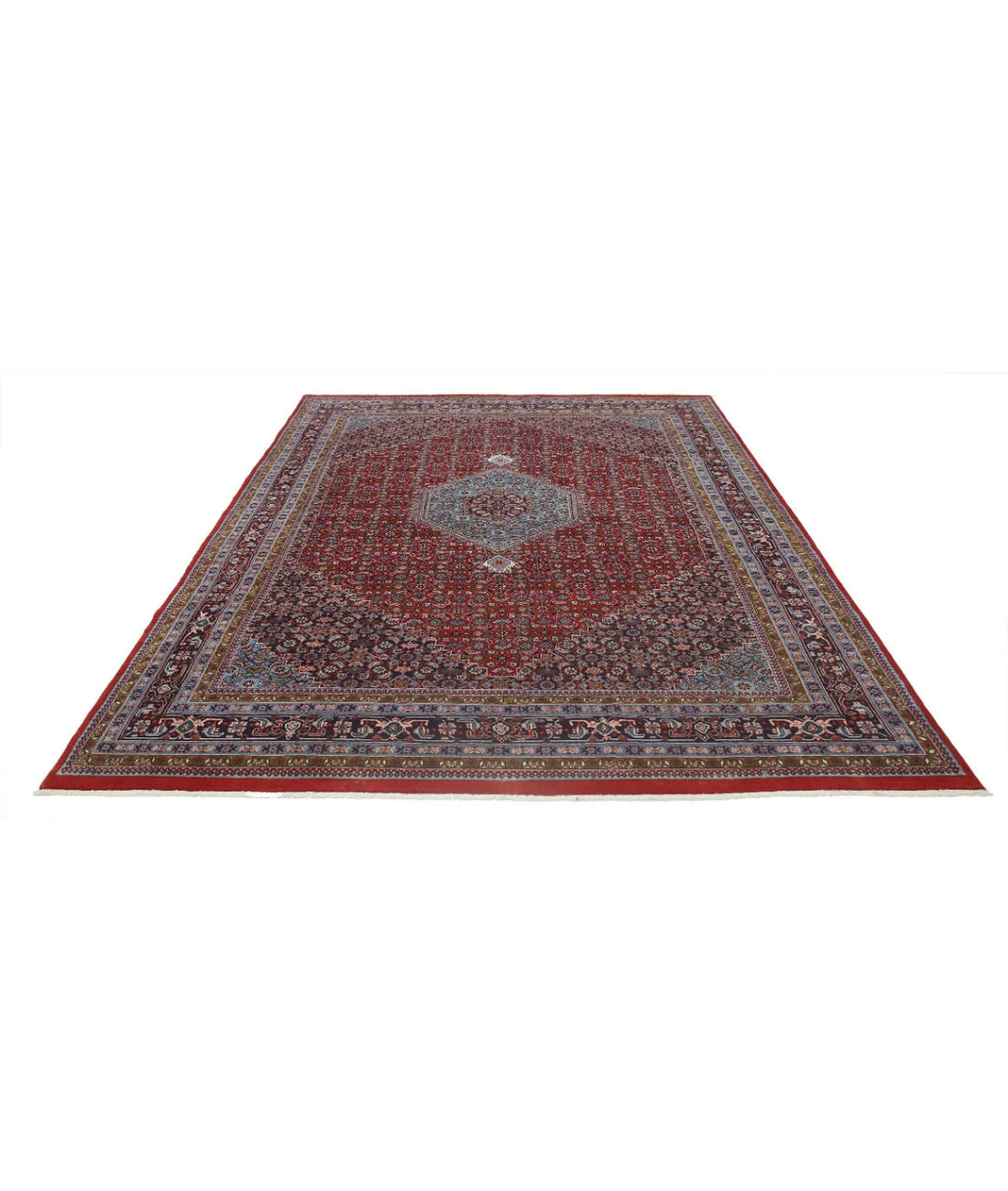 Persian Bijar Rug 7' 3" x 10' 3" Hand-Knotted | No. AT31975