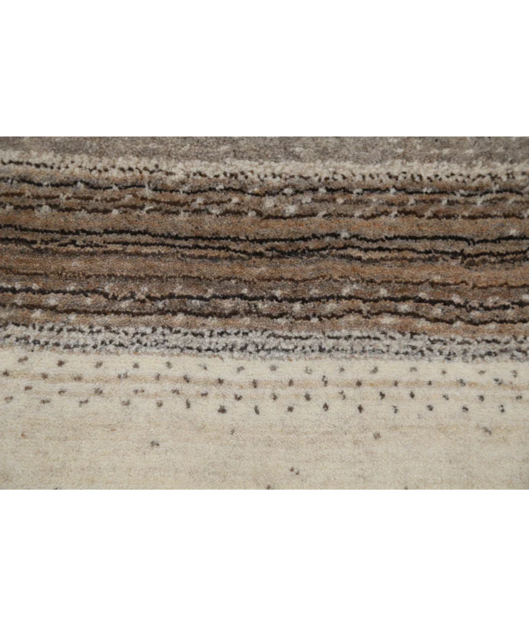 Ivory Indian Lori Rug 4' 8" x 6' 5" Hand-Knotted | No. AT32019