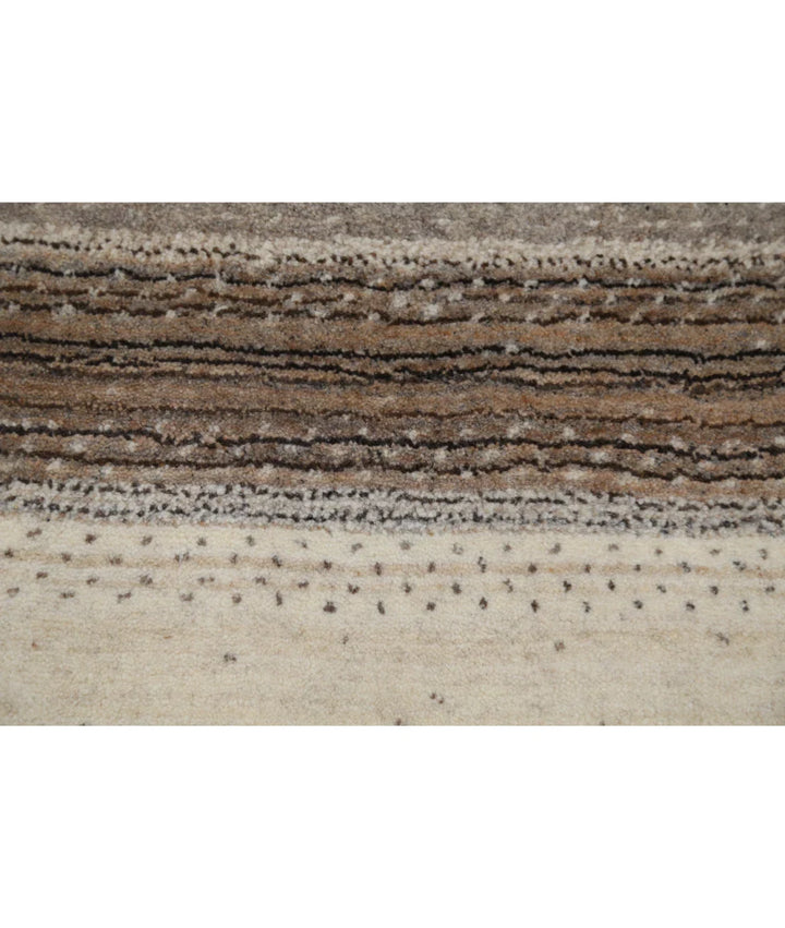 Ivory Indian Lori Rug 4' 8" x 6' 5" Hand-Knotted | No. AT32019