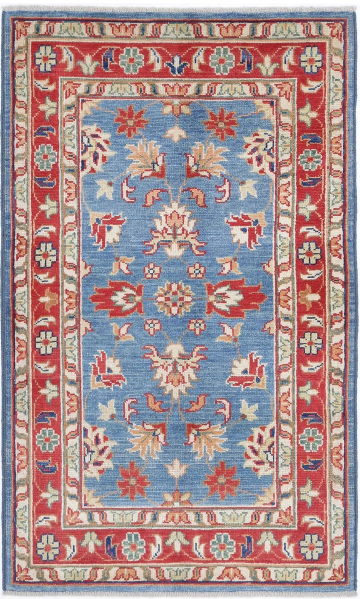 Afghan Ziegler Farhan Gul Rug 3' 0" x 5' 0" Hand-Knotted | No. AT32076