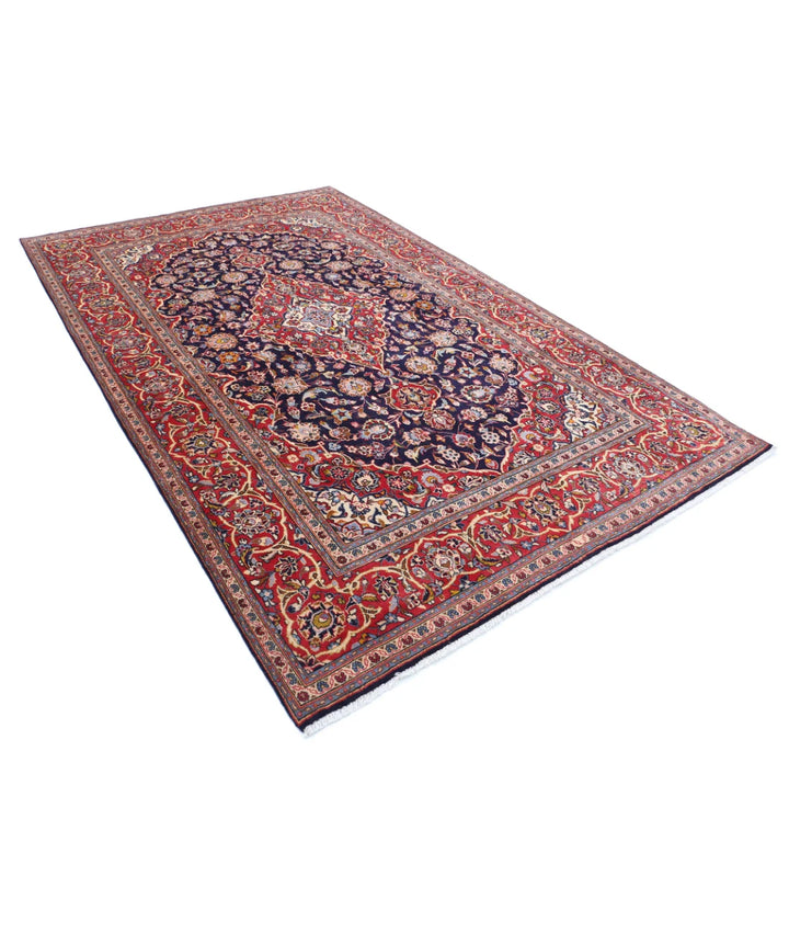 Persian Kashan Rug 6' 5" x 10' 3" Hand-Knotted | No. AT32201