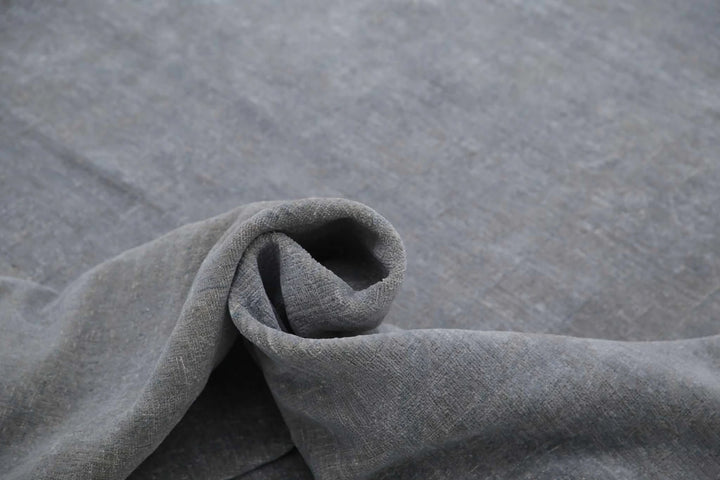 Grey Afghan Overdye Rug 11' 10" x 15' 8" Hand-Knotted | No. AT32222